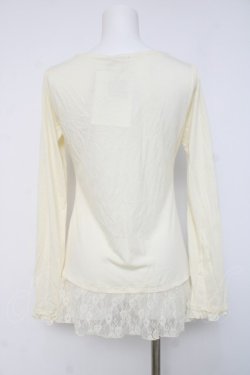 画像2: axes femme / 裾レースインナープルオーバー  オフ Y-26-04-09-068-AX-TO-AS-ZY