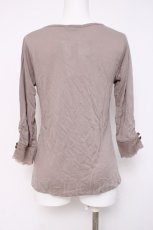 画像2: axes femme / ビジュー付きカットソー  モカ Y-26-04-09-073-AX-TO-SZ-ZY (2)