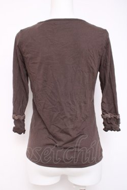 画像2: axes femme / コットンレースインナープルオーバー  ブラウン Y-26-04-09-074-AX-TO-SZ-ZY