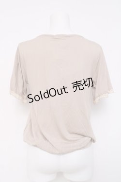 画像2: axes femme / レースデザインカットソー   Y-26-04-09-075-AX-TO-AS-ZY