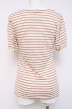 画像2: axes femme / レースデザインカットソー   Y-26-04-09-078-AX-TO-AS-ZY