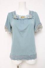 画像1: axes femme / レースデザインカットソー   Y-26-04-09-079-AX-TO-AS-ZY (1)