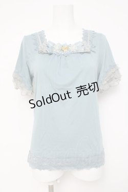 画像1: axes femme / レースデザインカットソー   Y-26-04-09-079-AX-TO-AS-ZY