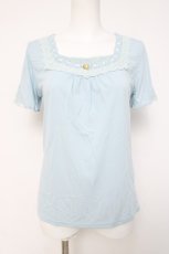 画像1: axes femme / レースデザインカットソー   Y-26-04-09-080-AX-TO-AS-ZY (1)