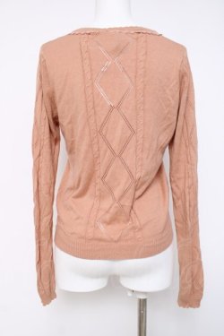 画像2: axes femme / トランプモチーフカーディガン  ピンク Y-26-04-09-081-AX-TO-SZ-ZY