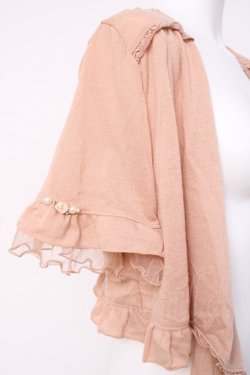 画像3: axes femme / バックティアードショートカーディガン  ピンク Y-26-04-09-083-AX-TO-SZ-ZY