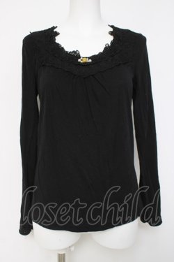 画像1: axes femme / 袖口2WAYインナーPO  黒 Y-26-04-09-086-AX-TO-SZ-ZY