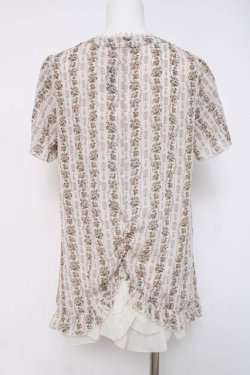 画像2: axes femme / シアーフラワートップス  生成 Y-26-04-09-093-AX-TO-SZ-ZY