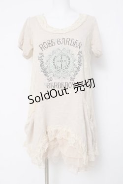 画像1: axes femme / サイドレース切替半袖ワンピース  生成り Y-26-04-09-094-AX-OP-SZ-ZY