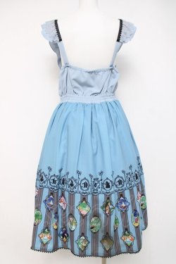 画像2: axes femme POETIQUE / ふしぎの国のアリス/ワンピース M サックス Y-26-04-09-101-AX-OP-SZ-ZY