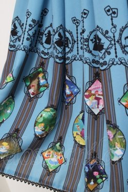 画像4: axes femme POETIQUE / ふしぎの国のアリス/ワンピース M サックス Y-26-04-09-101-AX-OP-SZ-ZY