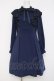 画像1: axes femme POETIQUE / フリルワンピース  紺 Y-26-04-09-102-AX-OP-SZ-ZY (1)