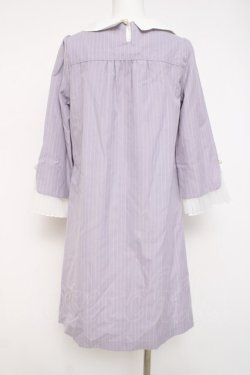 画像2: axes femme / 袖デザインワンピース  ラベンダー Y-26-04-09-103-AX-OP-AS-ZY