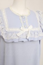 画像3: DearMyLove / ヨークデザインワンピース  サックス Y-26-04-09-106-EL-OP-SZ-ZY (3)