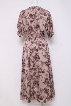 画像2: m petit by misako / トワルドジュイワンピース M 中桃 Y-26-04-09-108-LO-OP-SZ-ZY