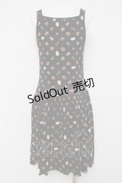 画像2: BABY, THE STARS SHINE BRIGHT / BABYモノグラムキャミワンピース  黒 Y-26-04-09-112-BA-OP-SZ-ZY