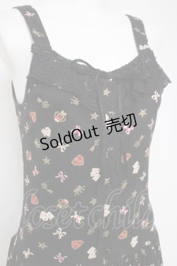 画像3: BABY, THE STARS SHINE BRIGHT / BABYモノグラムキャミワンピース  黒 Y-26-04-09-112-BA-OP-SZ-ZY