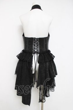 画像2: Qutie Frash / ラップ付きコルセットベスト  黒 Y-26-04-09-115-QU-TO-AS-ZY