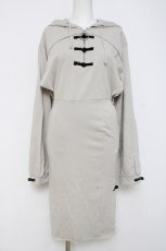 画像1: IRO+IRO / チャイナパーカーワンピース  グレー Y-26-04-09-119-LO-OP-AS-ZY (1)