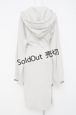 画像2: IRO+IRO / チャイナパーカーワンピース  グレー Y-26-04-09-119-LO-OP-AS-ZY