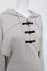 画像3: IRO+IRO / チャイナパーカーワンピース  グレー Y-26-04-09-119-LO-OP-AS-ZY (3)
