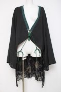 IRO+IRO / 着物風羽織  黒 Y-26-04-09-121-LO-TO-AS-ZY