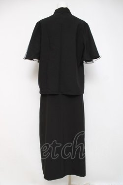 画像2: IRO+IRO / 白銀蝶のクールスリットセットアップ XL 黒 Y-26-04-09-123-LO-OP-AS-ZY