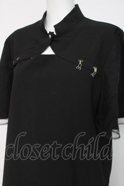 画像3: IRO+IRO / 白銀蝶のクールスリットセットアップ XL 黒 Y-26-04-09-123-LO-OP-AS-ZY