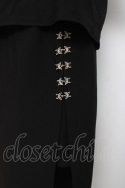 画像4: IRO+IRO / 白銀蝶のクールスリットセットアップ XL 黒 Y-26-04-09-123-LO-OP-AS-ZY