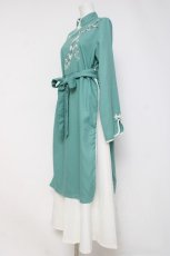 画像2: Favorite / チャイナワンピース  グリーン Y-26-04-09-124-LO-OP-AS-ZY (2)