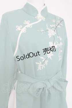 画像4: Favorite / チャイナワンピース  グリーン Y-26-04-09-124-LO-OP-AS-ZY