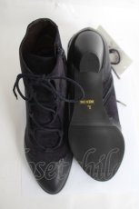 画像5: axes femme / レースアップスエーッドブーツ L 紺 Y-26-04-09-013-AX-SH-SZ-ZTK039 (5)