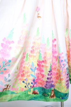 画像3: Favorite / 赤ずきんちゃんと森のどうぶつスカート M オフ Y-26-04-09-127-LO-SK-SZ-ZY