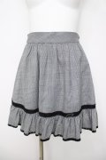 evelyn / チェックスカート  グレー Y-26-04-09-128-LO-SK-SZ-ZY