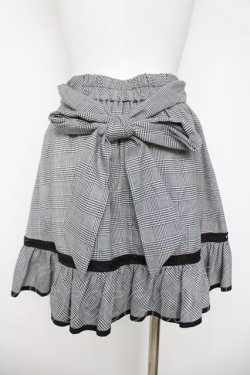 画像2: evelyn / チェックスカート  グレー Y-26-04-09-128-LO-SK-SZ-ZY