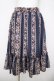 画像1: axes femme / 花柄スカート  紺 Y-26-04-09-130-AX-SK-SZ-ZY (1)