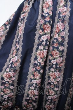 画像3: axes femme / 花柄スカート  紺 Y-26-04-09-130-AX-SK-SZ-ZY