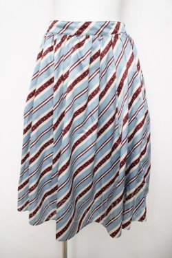 画像1: axes femme kawaii / ストライプスカート  サックス Y-26-04-09-131-AX-SK-SZ-ZY