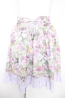 画像1: axes femme / 花柄スカート  ラベンダー Y-26-04-09-135-AX-SK-AS-ZY