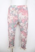 axes femme / 花柄カットソーパンツ  赤 Y-26-04-09-147-AX-PA-SZ-ZY