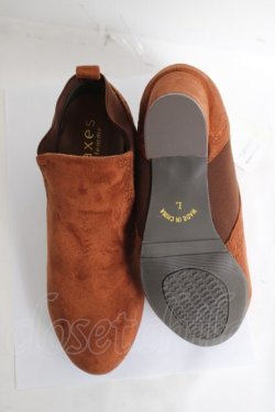 画像5: axes femme / スエードサイドゴアブーツ L キャメル Y-26-04-09-014-AX-SH-SZ-ZY