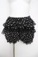 画像1: Angelic Pretty / ドットシフォンブルマ  黒 Y-26-04-09-151-AP-PA-SZ-ZY (1)