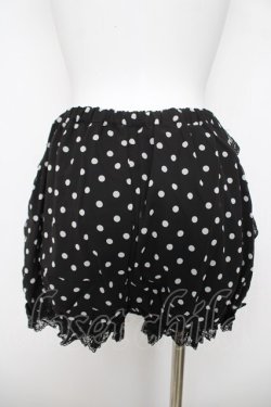 画像2: Angelic Pretty / ドットシフォンブルマ  黒 Y-26-04-09-151-AP-PA-SZ-ZY