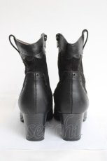 画像3: axes femme / バラ刺繍入りブーツ M 黒 Y-26-04-09-015-AX-SH-SZ-ZTK039 (3)