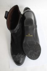 画像5: axes femme / バラ刺繍入りブーツ M 黒 Y-26-04-09-015-AX-SH-SZ-ZTK039 (5)