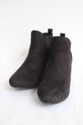 axes femme / スエードサイドゴアブーツ L 黒 Y-26-04-09-016-AX-SH-SZ-ZY