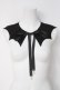 画像1: axes femme / コウモリ羽風ティペット  黒 Y-26-04-09-003-AX-ZA-SZ-ZY (1)