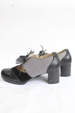 画像2: axes femme POETIQUE / ハートオックスフォード M 黒 Y-26-04-09-017-AX-SH-SZ-ZY