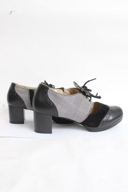 画像4: axes femme POETIQUE / ハートオックスフォード M 黒 Y-26-04-09-017-AX-SH-SZ-ZY