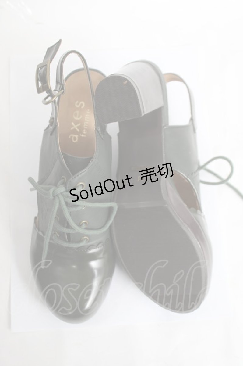 画像5: axes femme / レトロ風サンダル M グリーン Y-26-04-09-018-AX-SH-SZ-ZY (5)